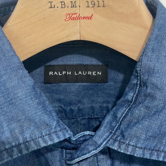 Ralph Lauren Black Label Denim Shirt - Picture 2 of 3